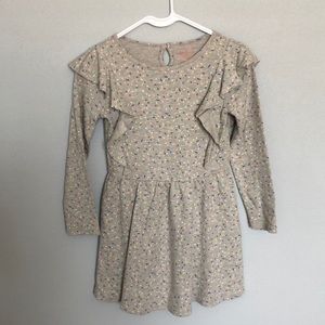 🧁Cat & Jack Grey sprinkle Birthday Dress🧁